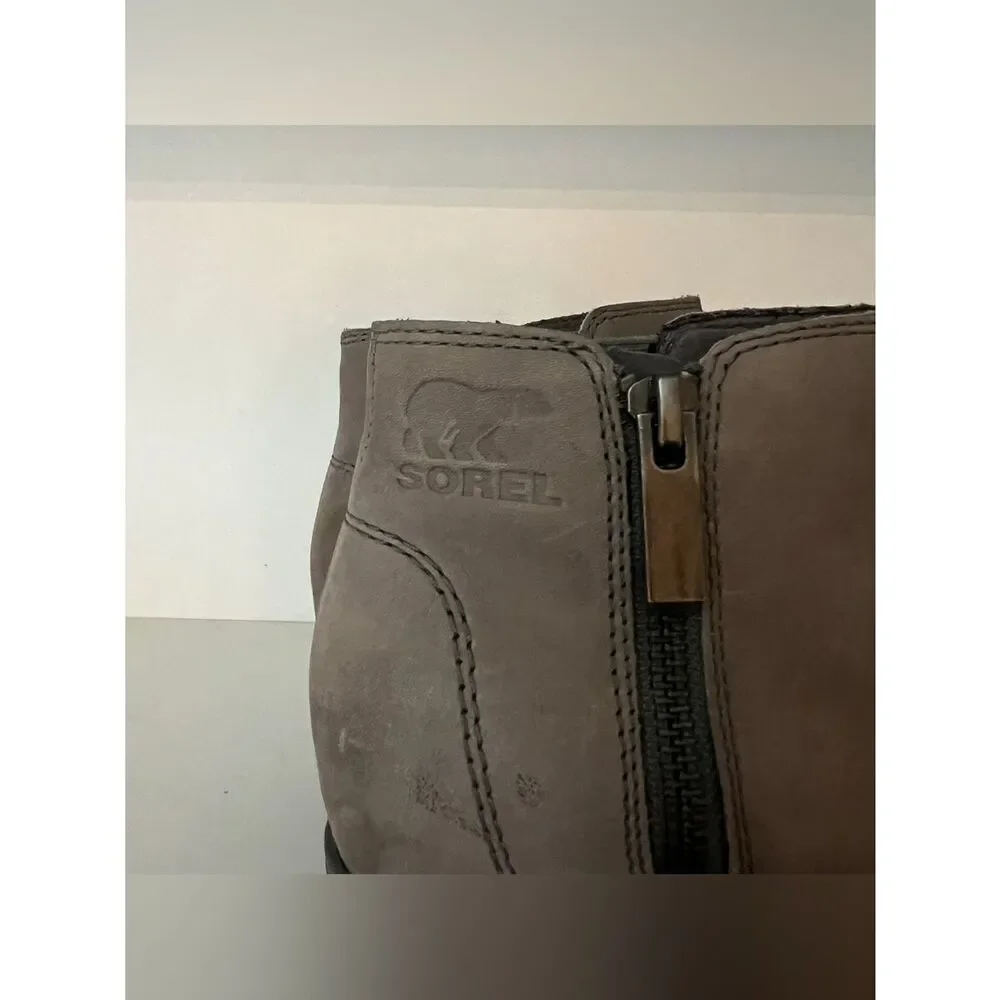 Sorel Evie Women's Boot Wedge Gray Size 6